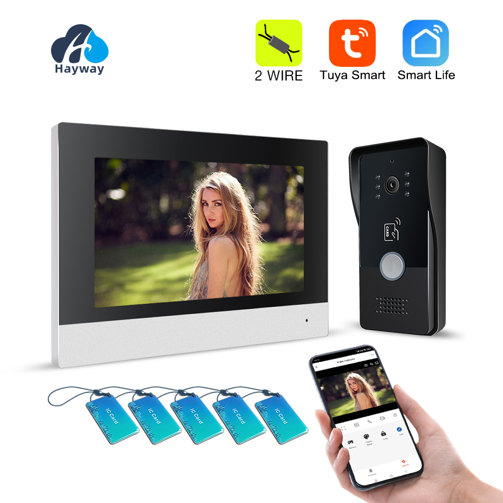 Home Security Cameras Uk - 2 провода умный дом Tuya Wi-Fi