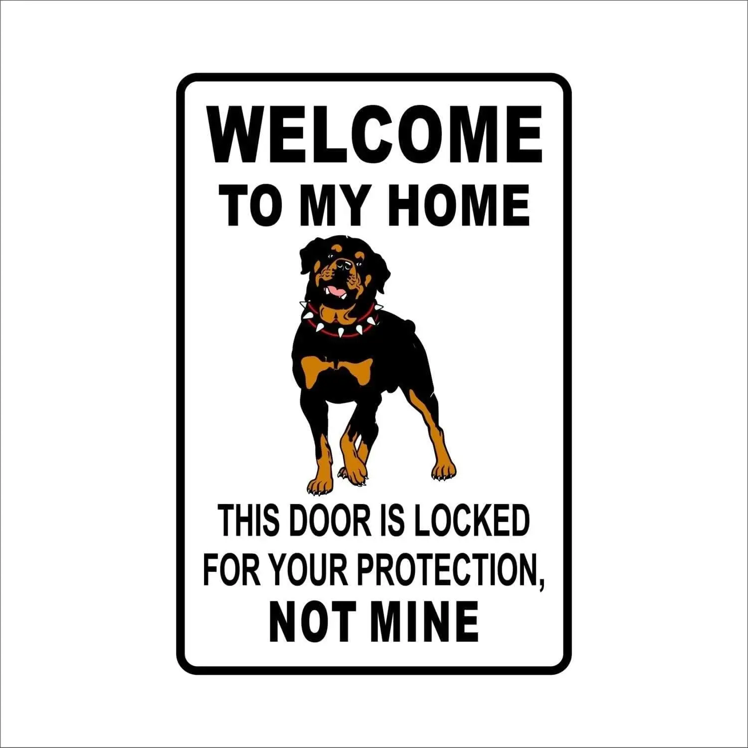 Home Security In My Area - Металлическая табличка-предупреждение «Добро пожаловать в мой