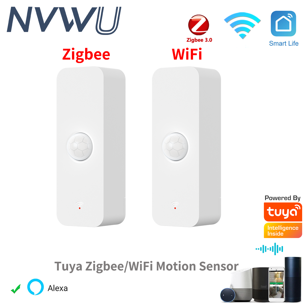 Home Security Alexa - Tuya WiFi Zigbee PIR датчик движения