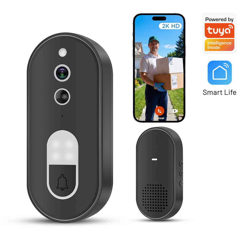 Home Security Google Camera - Беспроводной видеодомофон Tuya 1080P HD с