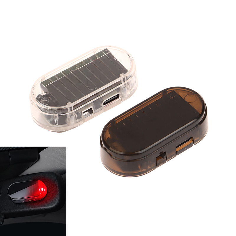 Solar Security Light - Цельный светодиодный проблесковый маячок, автомобильный поддельный
