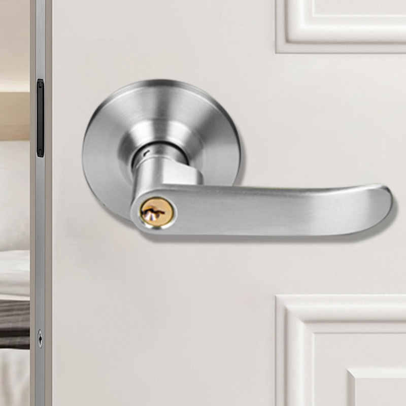 Home Security Essential - Премиум-замок-шар с трехточечной ручкой, бесшумный дверной