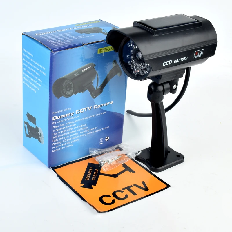 Solar Security Light - Солнечная муляжная камера видеонаблюдения, фальшивая камера