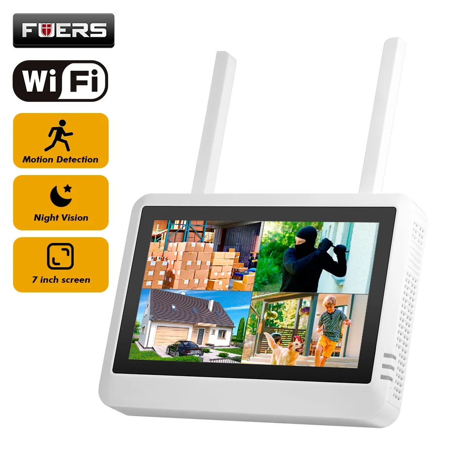 Home Security Video - Беспроводная система видеонаблюдения FUERS 8CH с
