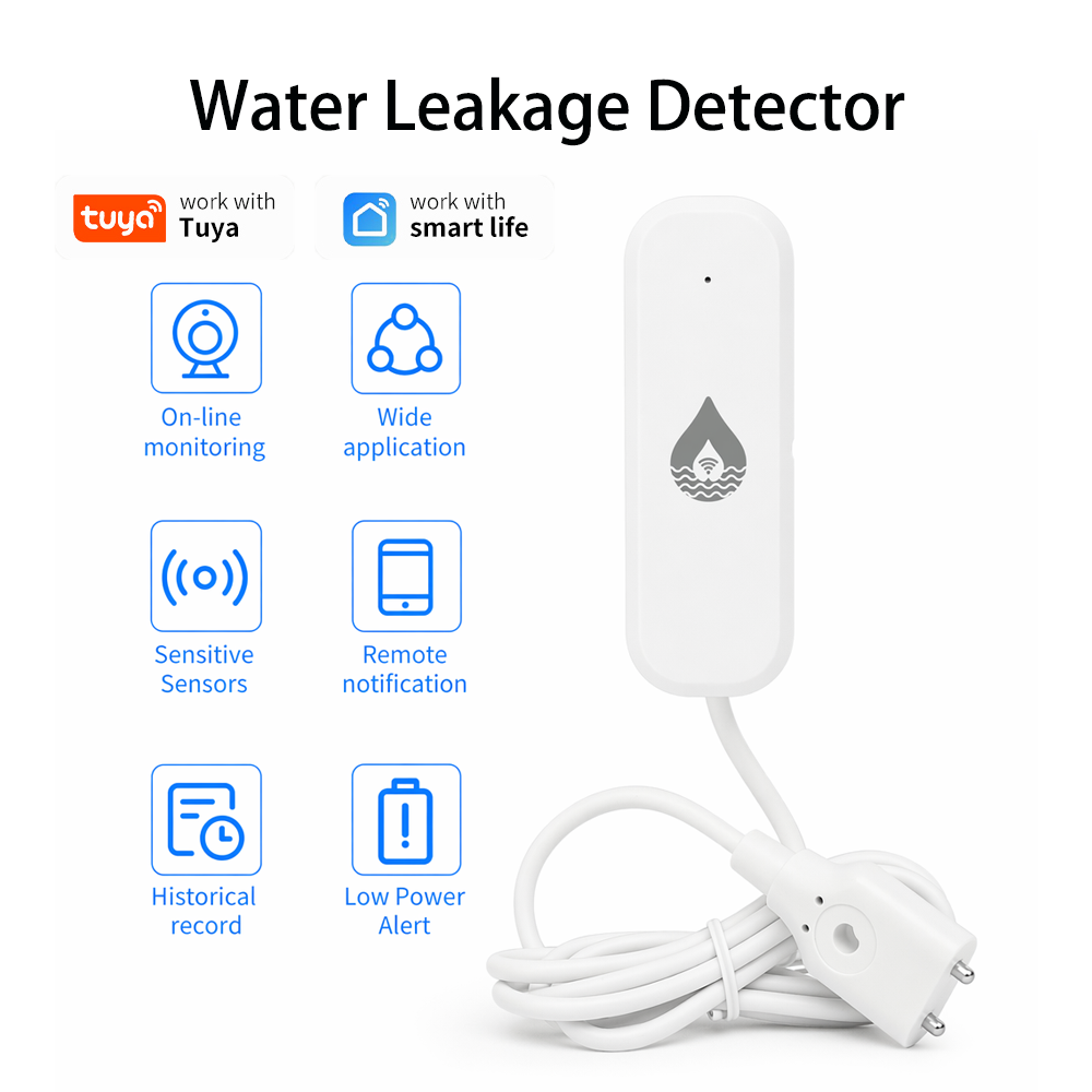 Home Security Device - Датчик протечки воды YFK WiFi/Zigbee, умные