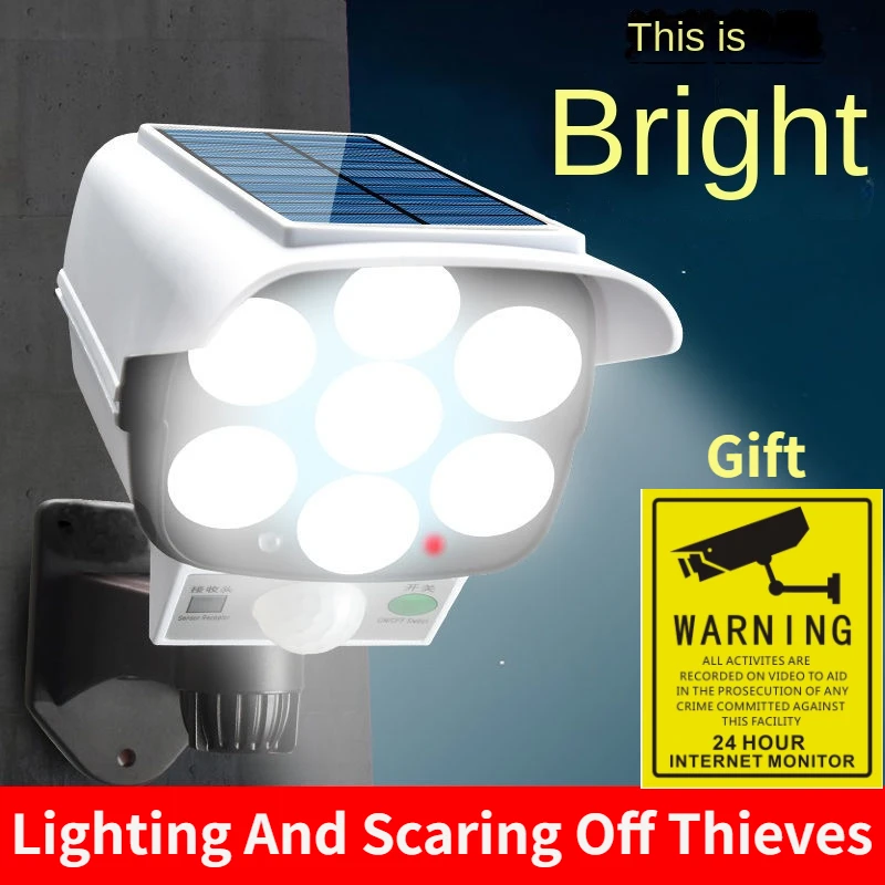 Solar Security Light - Наружный солнечный свет, датчик движения, камера