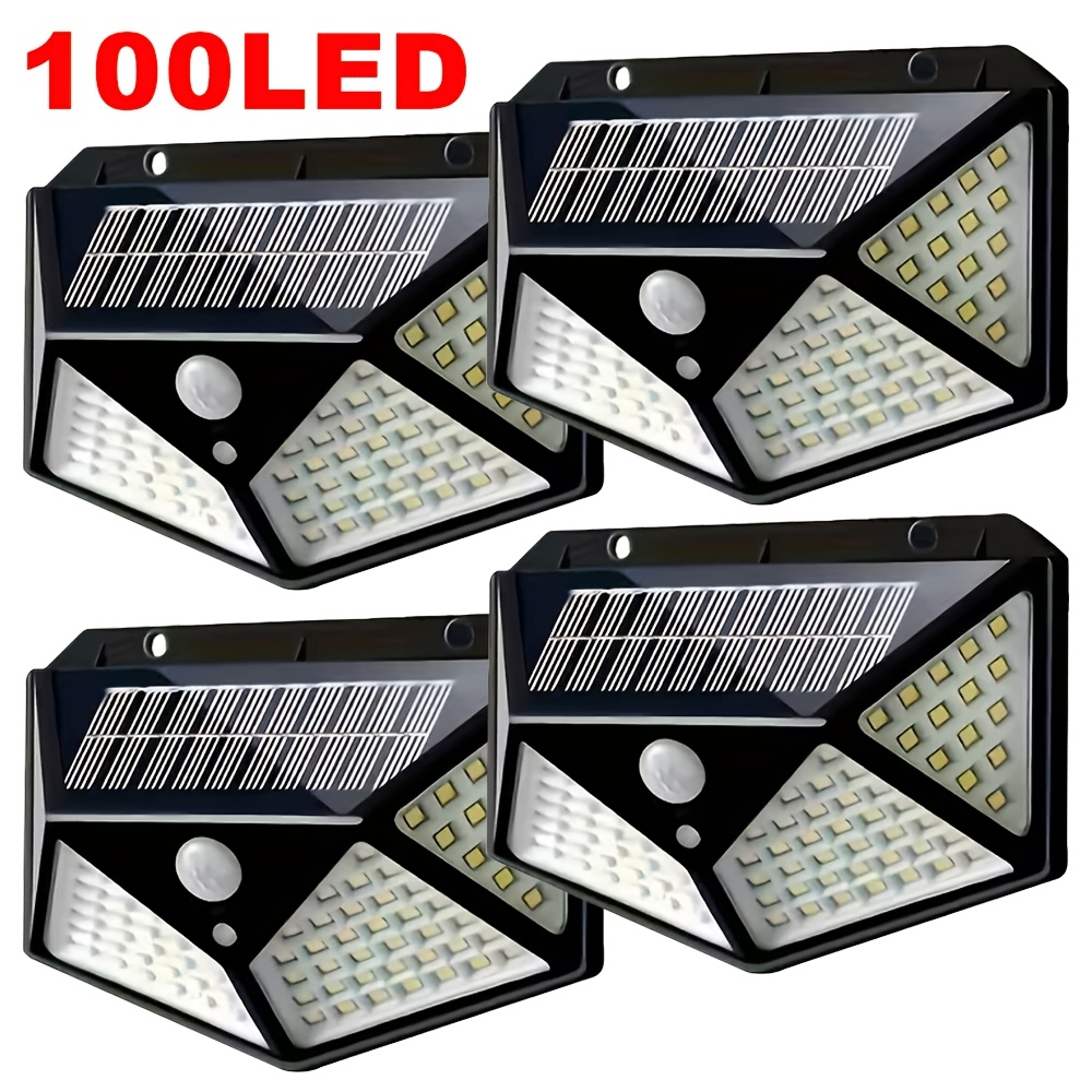 Solar Security Light - 100-светодиодный уличный солнечный светильник для сада,