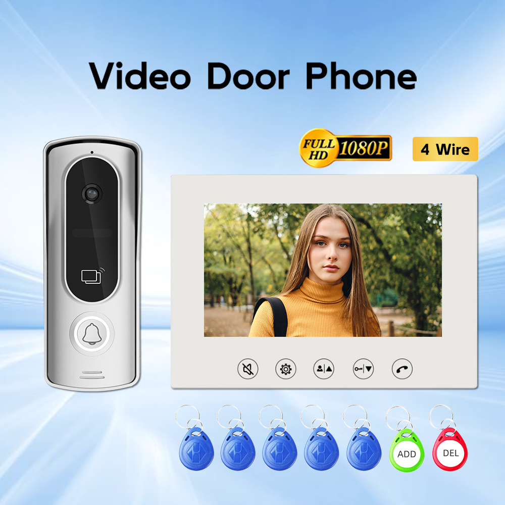 Home Security Cameras Uk - Видеодомофон HD с функцией мониторинга, всепогодная