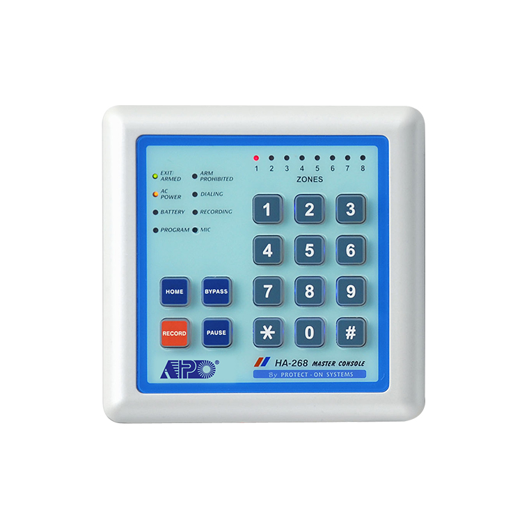 Home Security Number - 8-зонная панель управления домашней охранной сигнализацией,