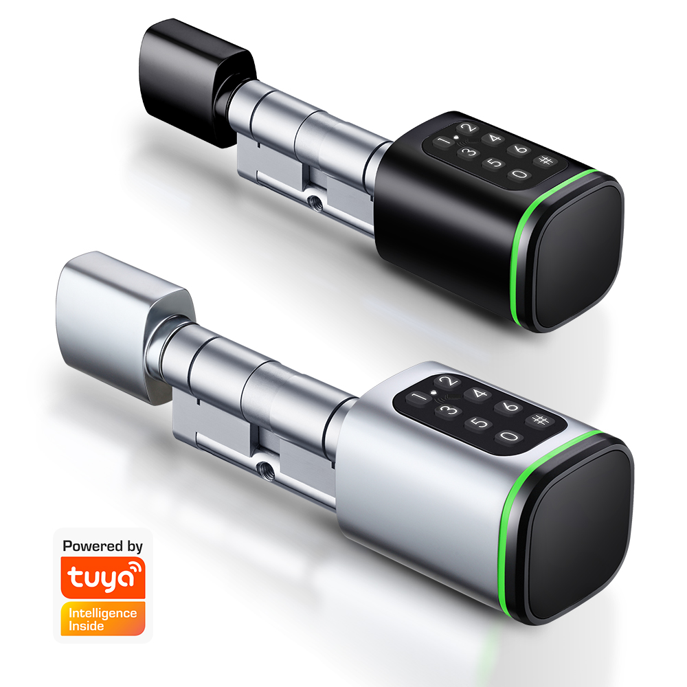 Home Security Essential - Умный цилиндрический замок Tuya 60-90 мм,