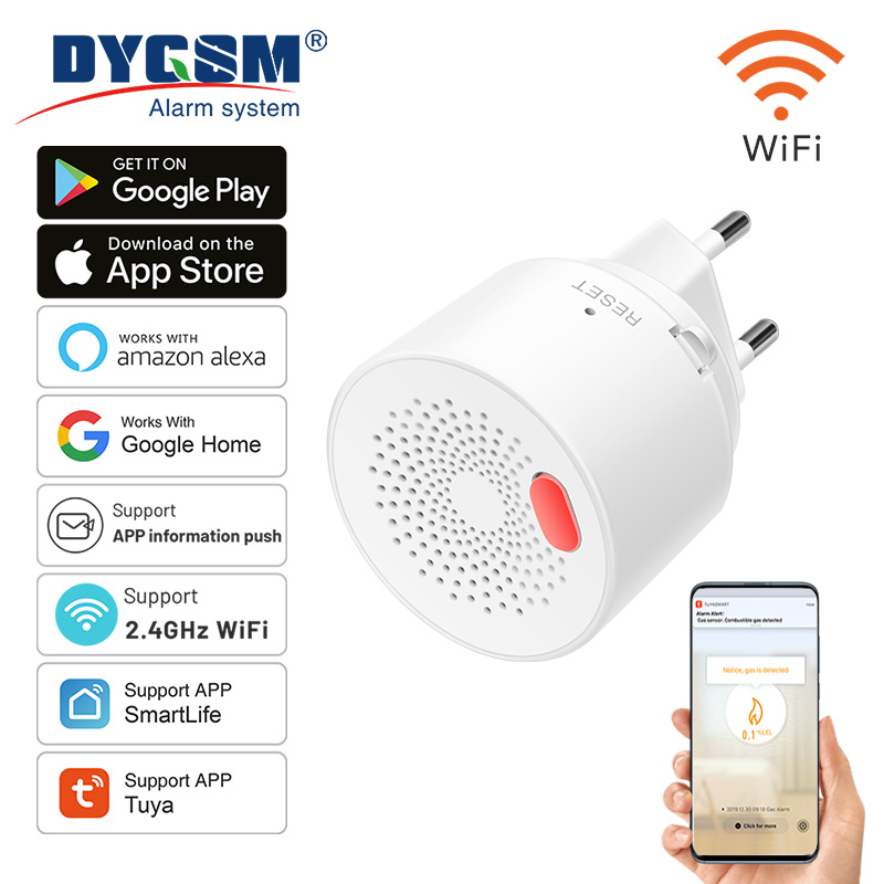 Home Security Device - Датчик природного газа Tuya Smart Home