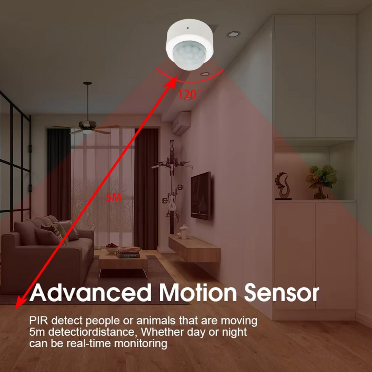 Датчик движения Zigbee PIR, ин – обзор и цена Home Security Device