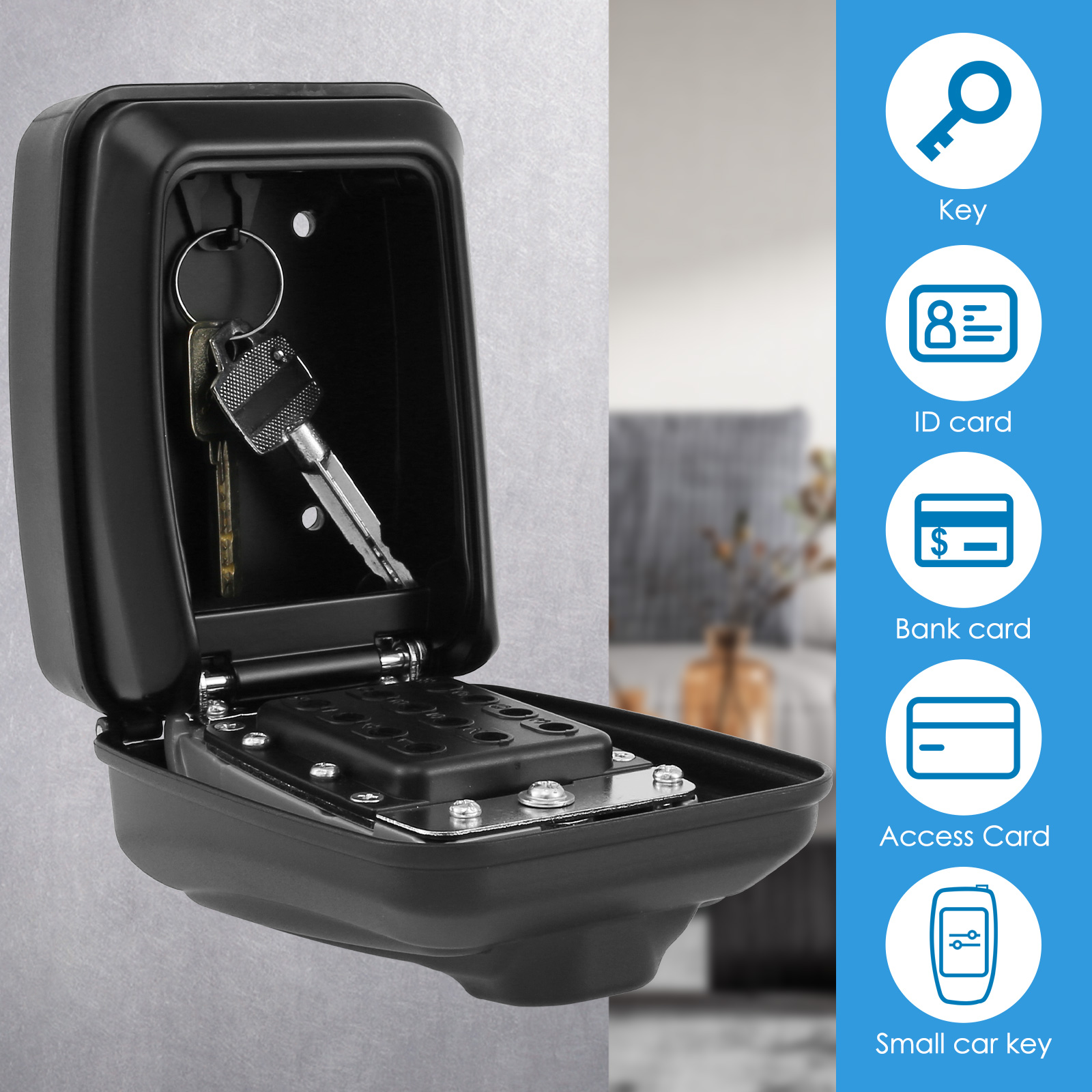 Замок для ключей, настенное кр – обзор и цена Home Security Essential