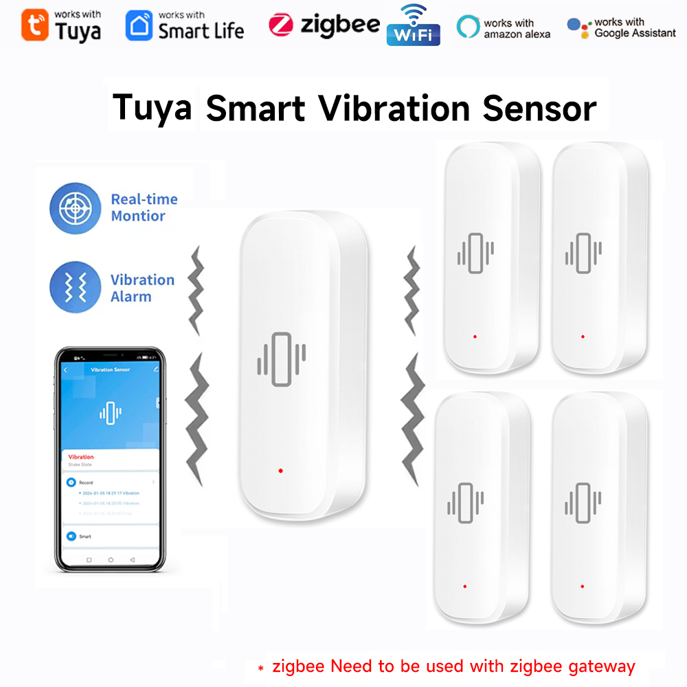 Умный датчик вибрации Tuya WiF – обзор и цена Home Security Alexa