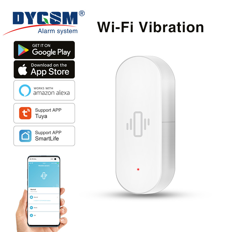 Датчик вибрации Tuya WiFi, чув – обзор и цена Home Security Alexa