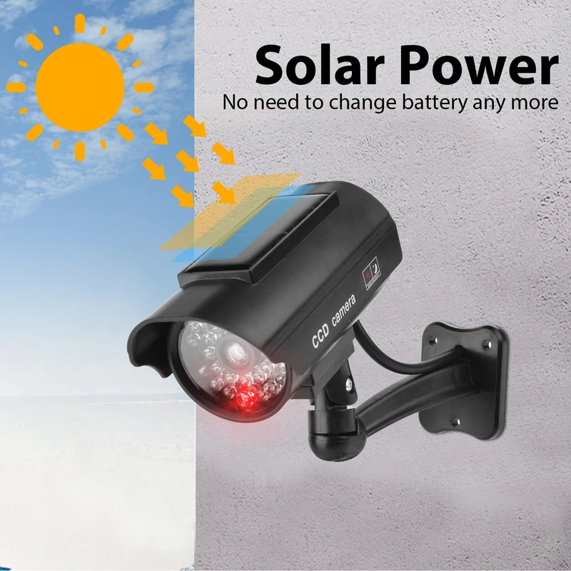 Солнечная муляжная камера виде – обзор и цена Solar Security Light