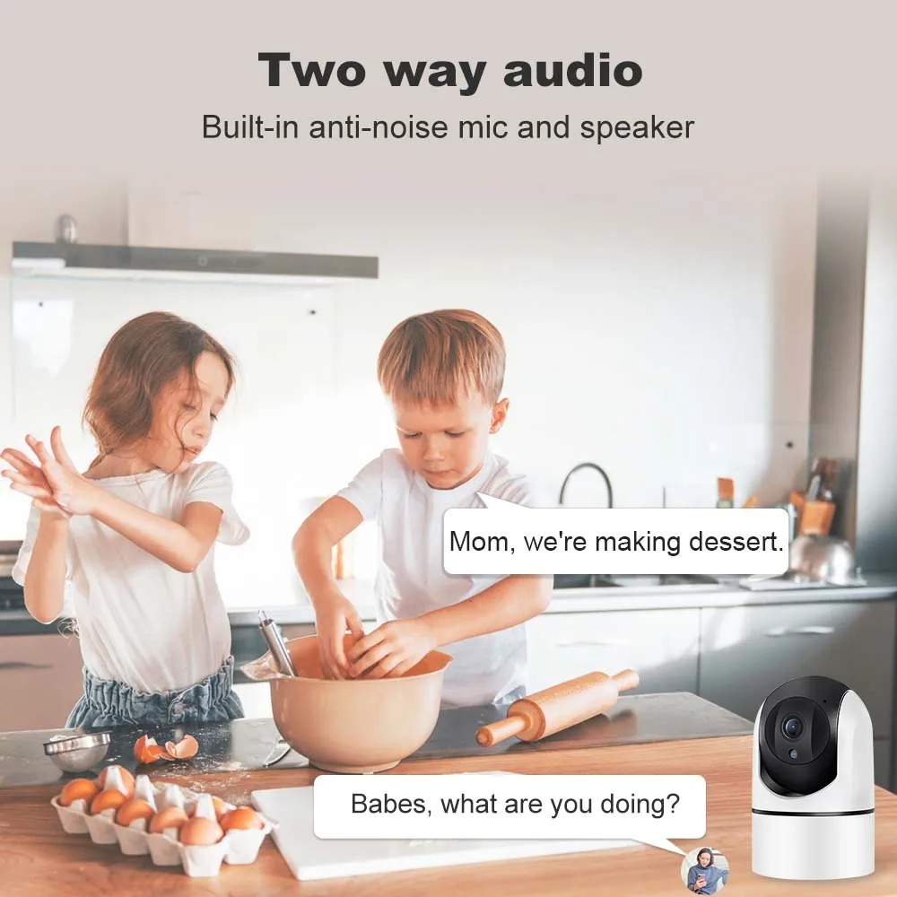 6 МП Wi-Fi камера Tuya Smart H – обзор и цена Home Security Google Camera