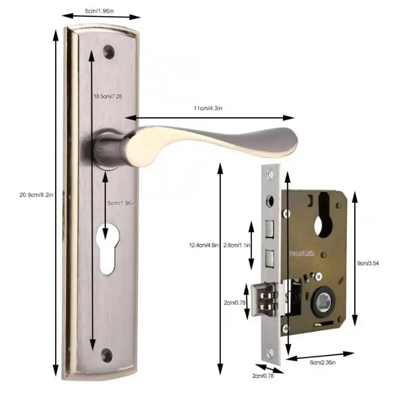Золотая дверная ручка, замок б – обзор и цена Home Security Essential