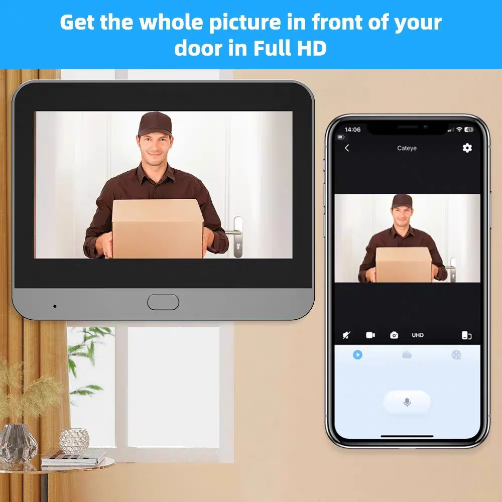 Умная дверная камера Tuya 5 МП – обзор и цена Home Security Google Camera
