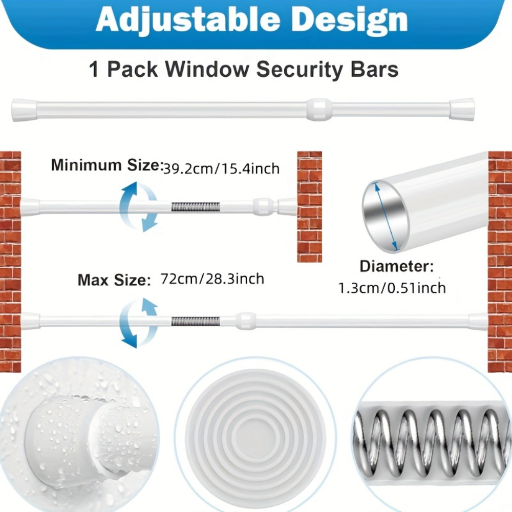 Регулируемая металлическая защ – обзор и цена Home Security Bars