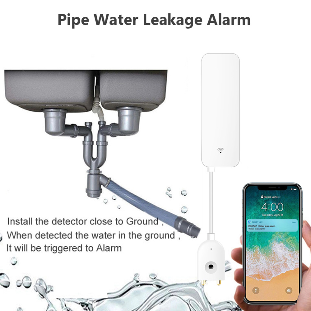 Датчик утечки воды Tuya Wi-Fi, – обзор и цена Home Security Device