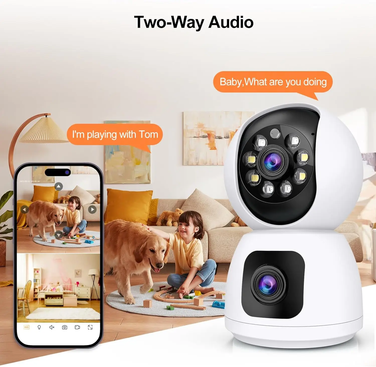 Tuya 4K 8MP HD Wi-Fi камера Кр – обзор и цена Home Security Google Camera