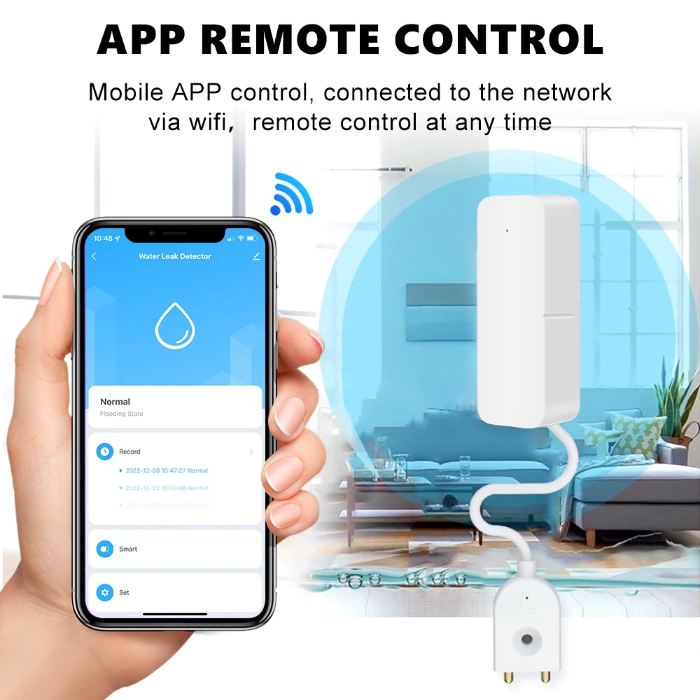 Умный датчик утечки воды Tuya, – обзор и цена Home Security Network