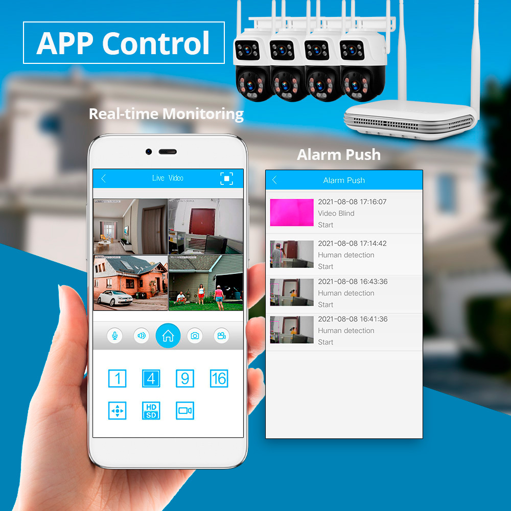 Керуи водонепроницаемый 6MP HD – обзор и цена Home Security Camera System
