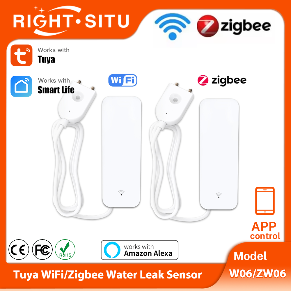 Датчик воды Tuya Wi-Fi Zigbee, – обзор и цена Home Security Device