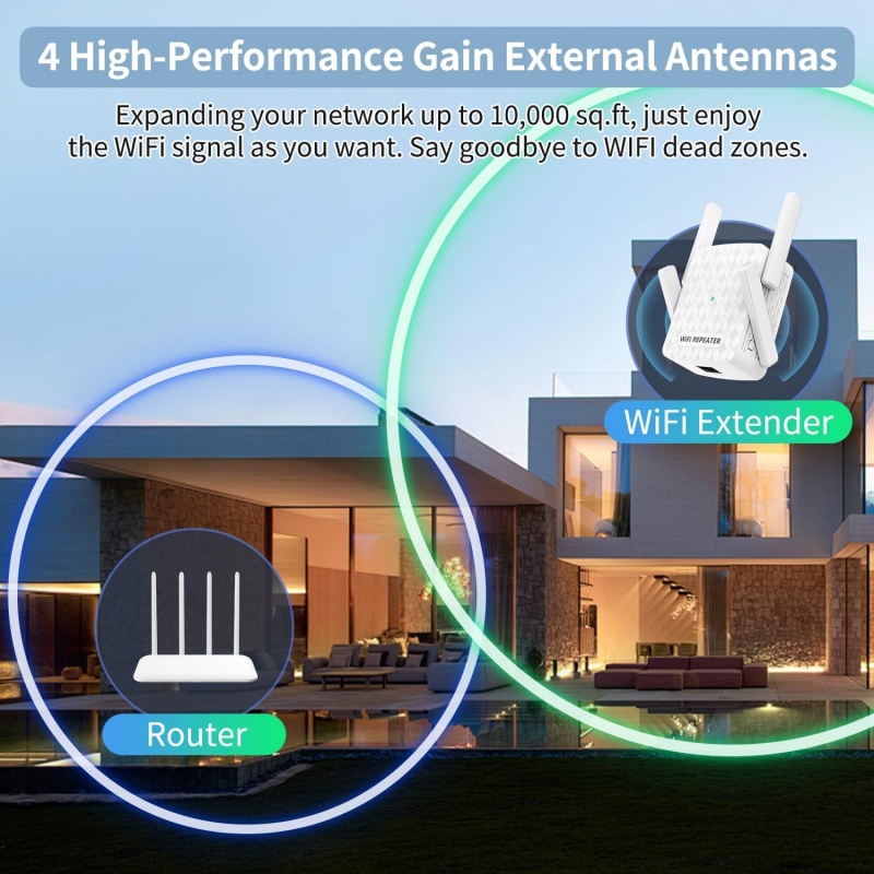 Беспроводной удлинитель Wi-Fi  – обзор и цена Home Security Network