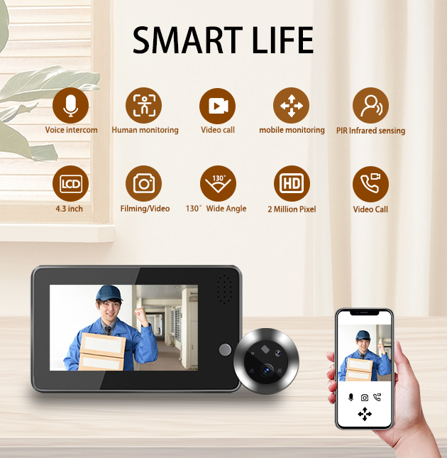 4,3-дюймовый Wi-Fi видеодомофо – обзор и цена Home Security Video