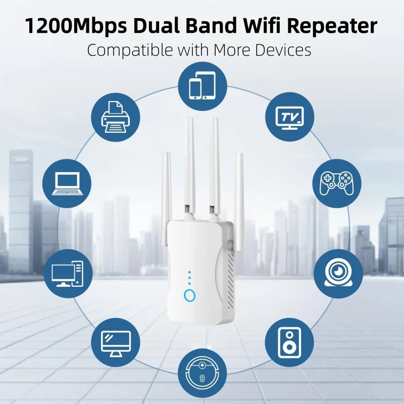 Двухдиапазонный Wi-Fi репитер  – обзор и цена Home Security Network