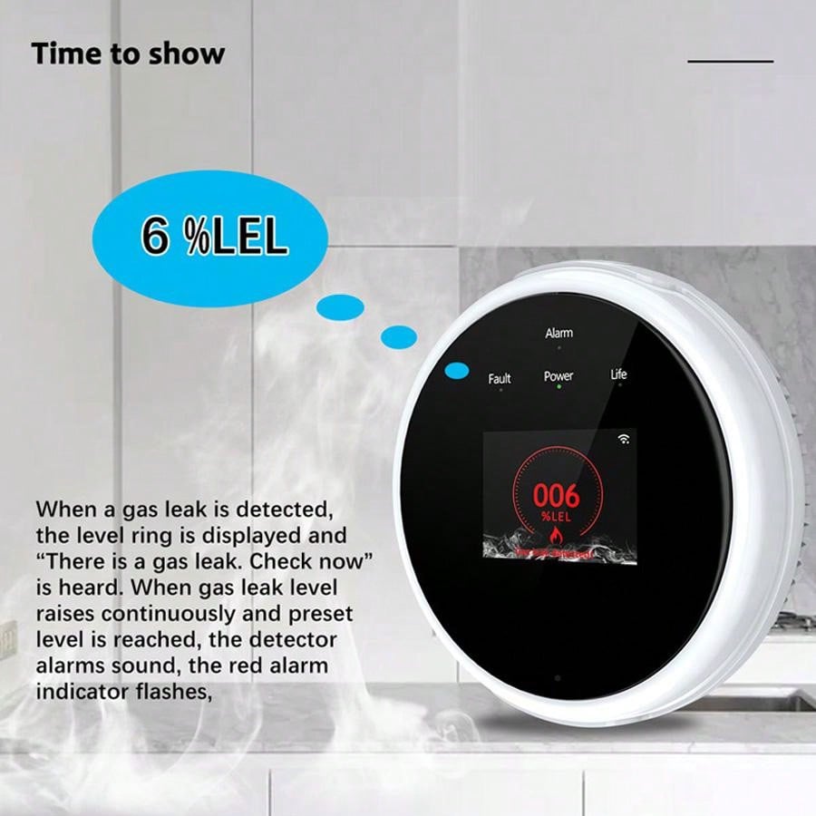 Датчик газа с Wi-Fi 2.4G, дете – обзор и цена Home Security Network