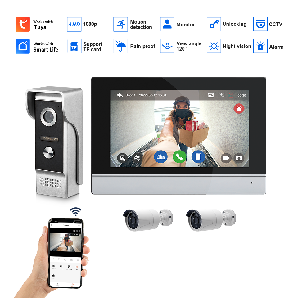 7-дюймовый IPS-экран, 2 МП, Tu – обзор и цена Home Security La