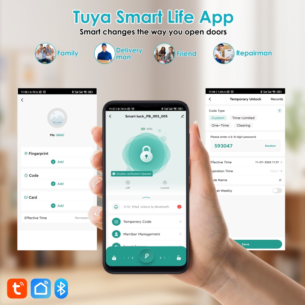 Умный дверной замок YFK Tuya 5 – обзор и цена Home Security For Apartments