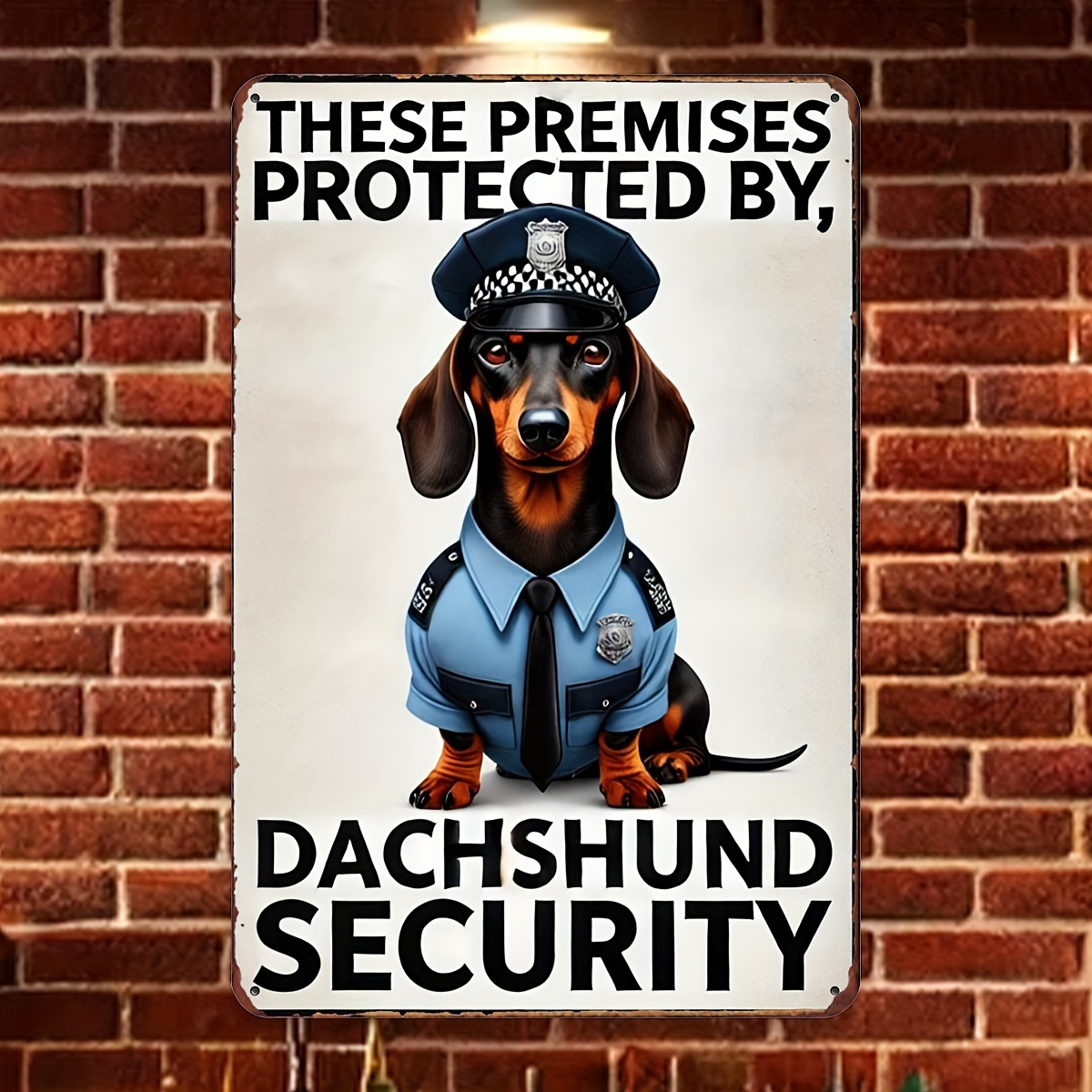 Вертикальная жестяная табличка – обзор и цена Home Security Bars