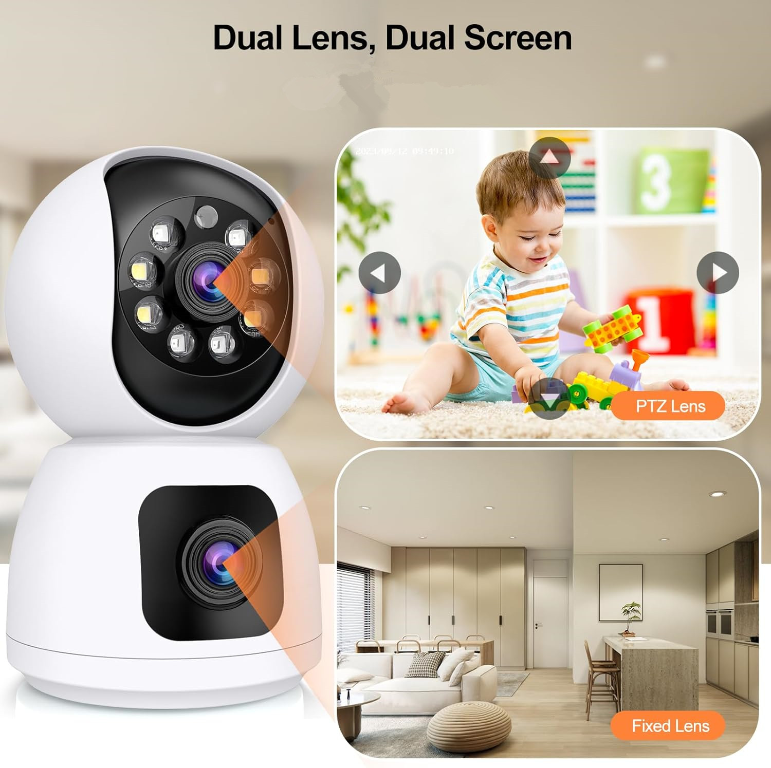 8 МП Wi-Fi IP-камера с двумя о – обзор и цена Home Security Google Camera