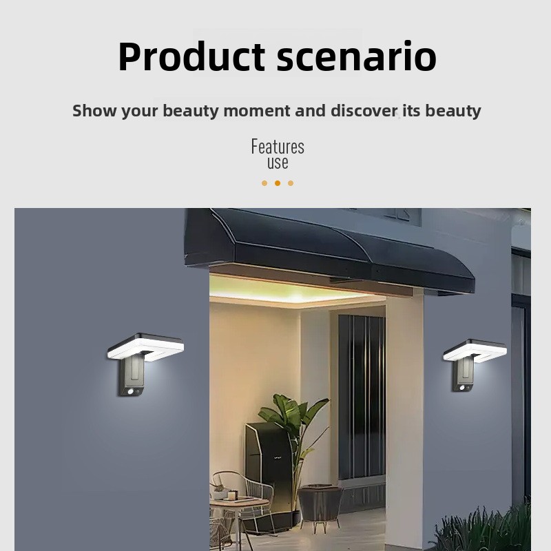 Новый умный уличный складной с – обзор и цена Solar Security Light